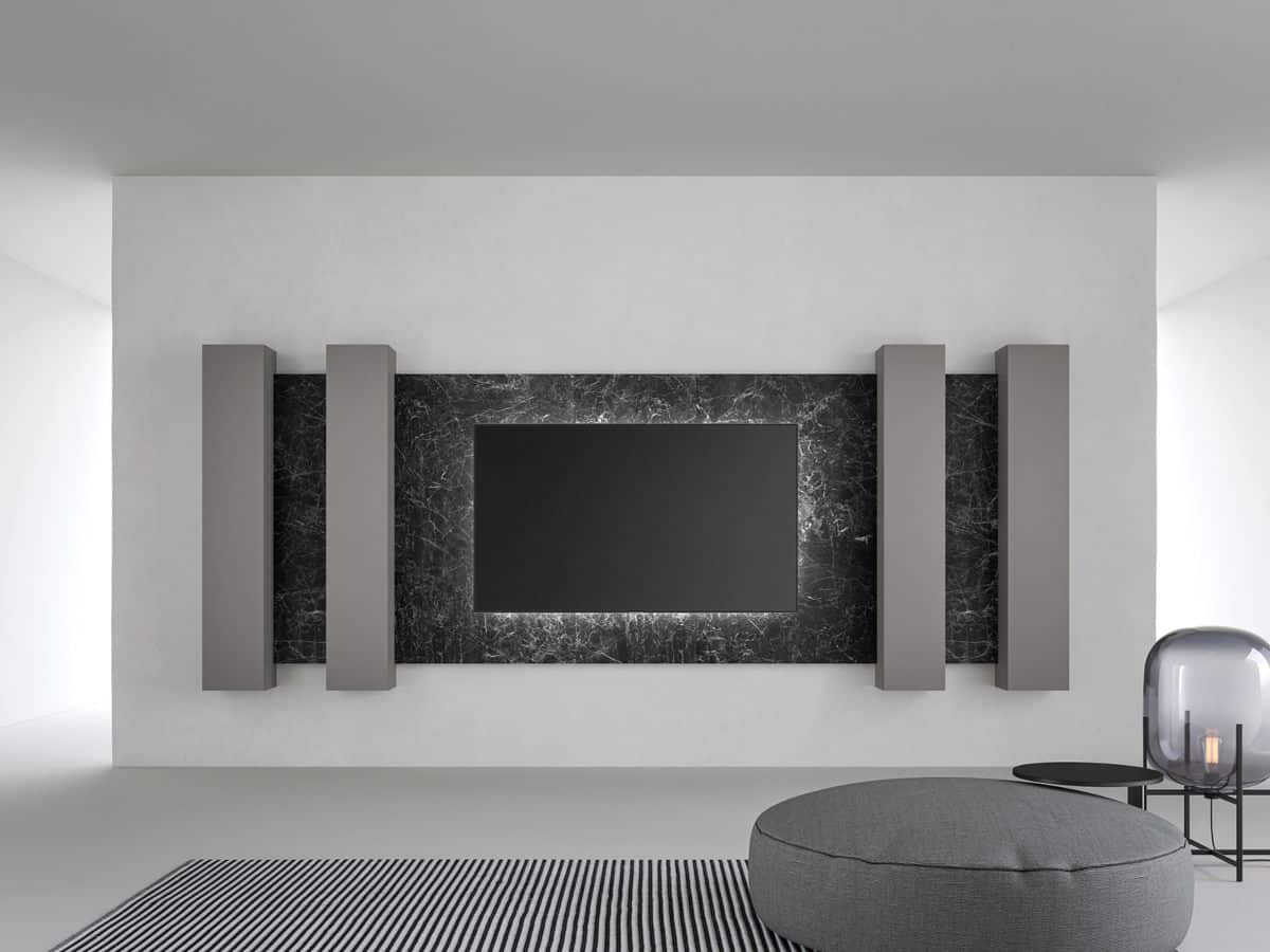 salón de diseño minimalista con para TV » byLibertas